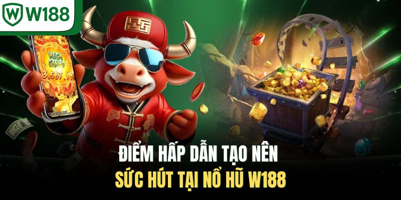 Điểm hấp dẫn tạo nên sức hút tại nổ hũ W188