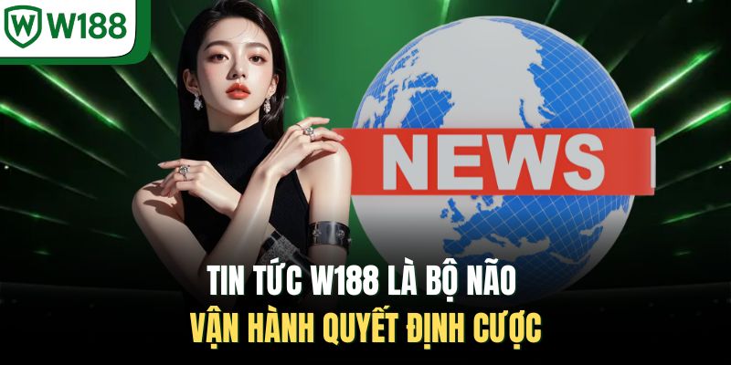Tin tức W188 là bộ não vận hành quyết định cược
